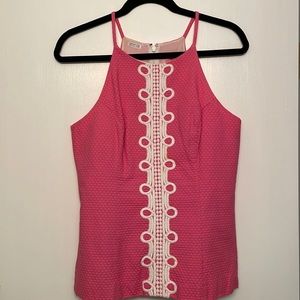 Lilly Pulitzer Hot Pink Sleeveless Top